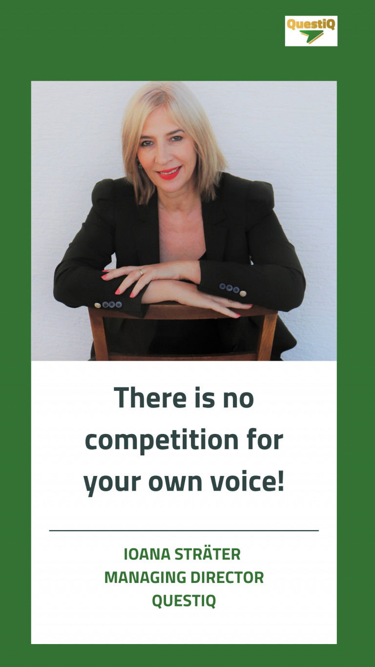Read more about the article Newsletter Lesson No. 1: There Is no Competition for Your Personal Voice